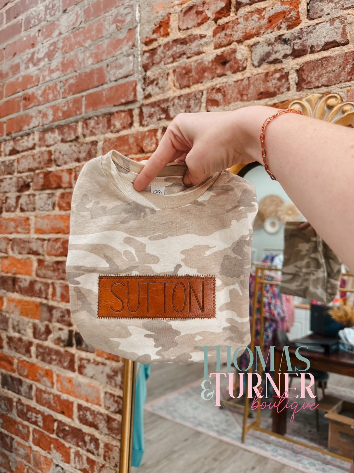 Custom Leather Patch Tees