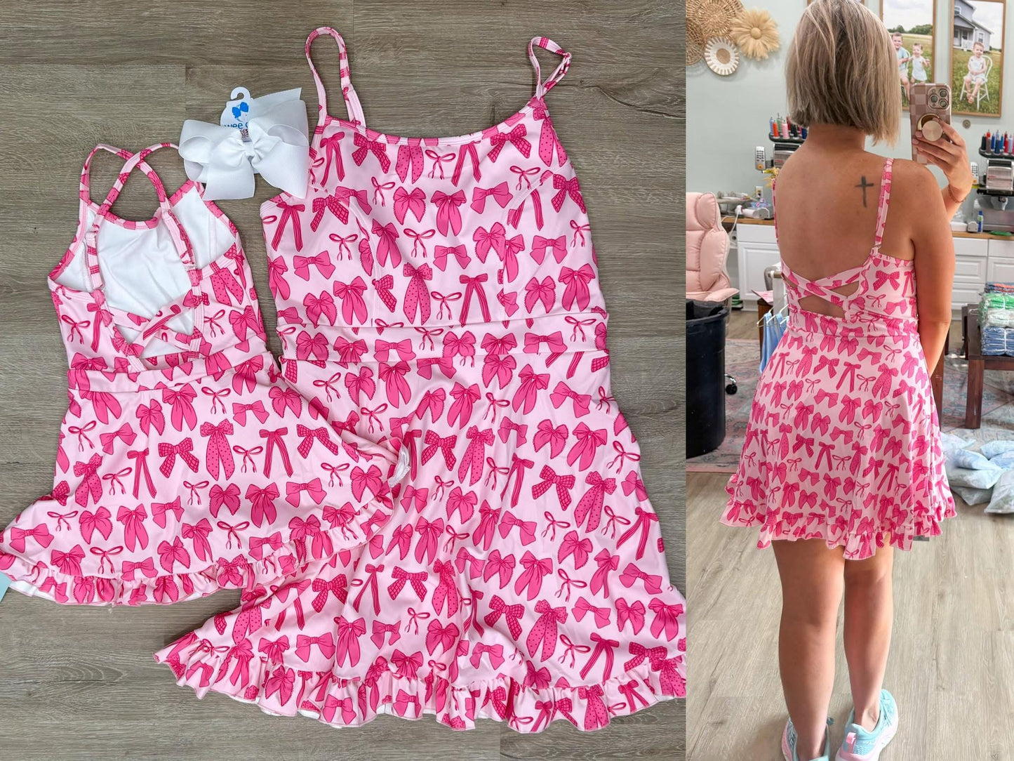 Sporty Pink Bow Collection