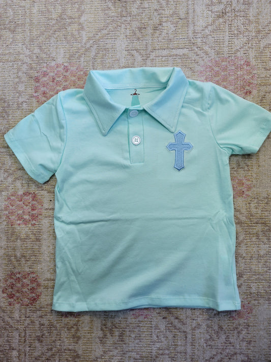 In Christ Alone, My Hope Is Found- Boy Polo Shirt