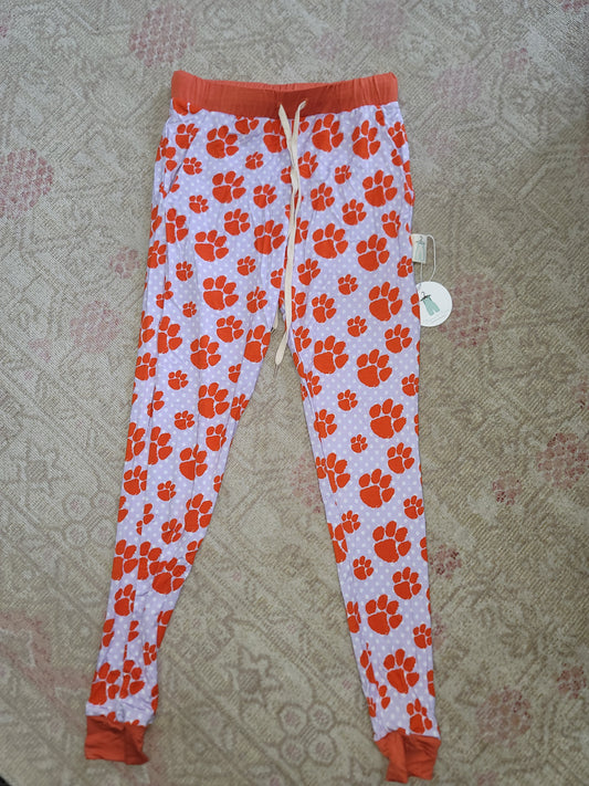 Purple & Orange Bamboo Lounge Collection- Mom Jogger