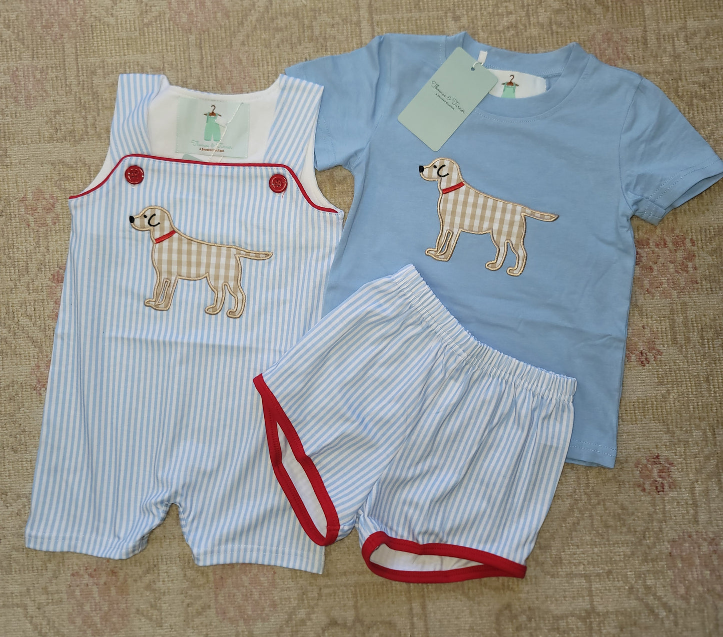 Stone's Favorite Pup- Boy Romper