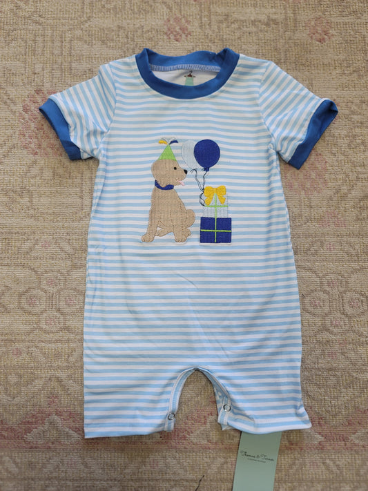 Birthday Pawty- Boy Romper