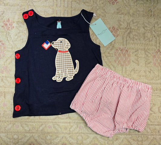 Pawsome & Patriotic- Boy Diaper Set