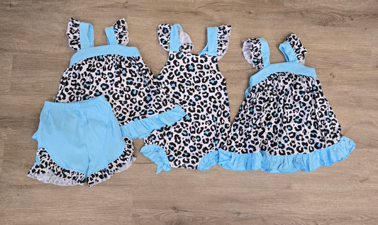 ADDIE’S AQUA LEOPARD - SET