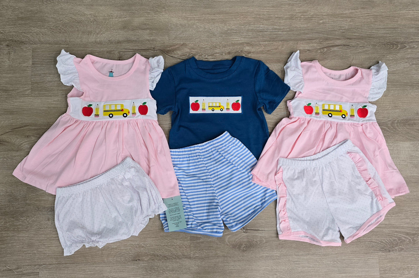 School in Session Girl Diaper Set