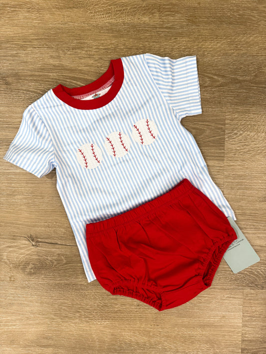 Baseball- Boy Diaper Set