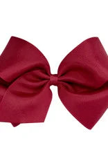 King Classic Grosgrain Hair Bow - Cranberry