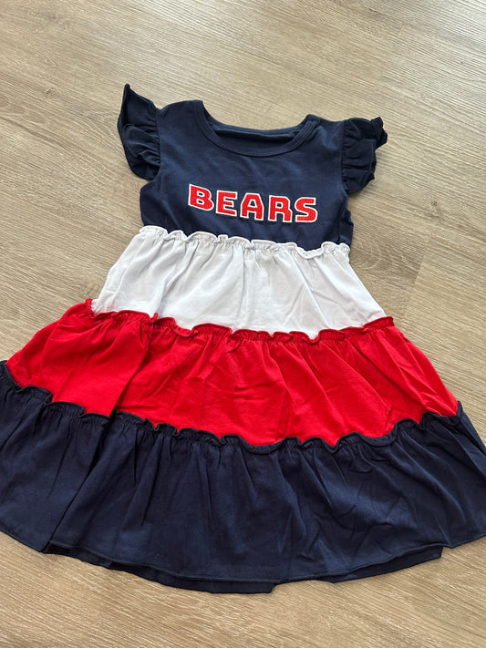 Collegiate Color Block- Girl Bears Dress