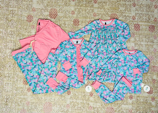 RTS Preppy Christmas Bamboo- Girl Set