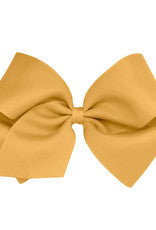 King Classic Grosgrain Hair Bow - Old Gold