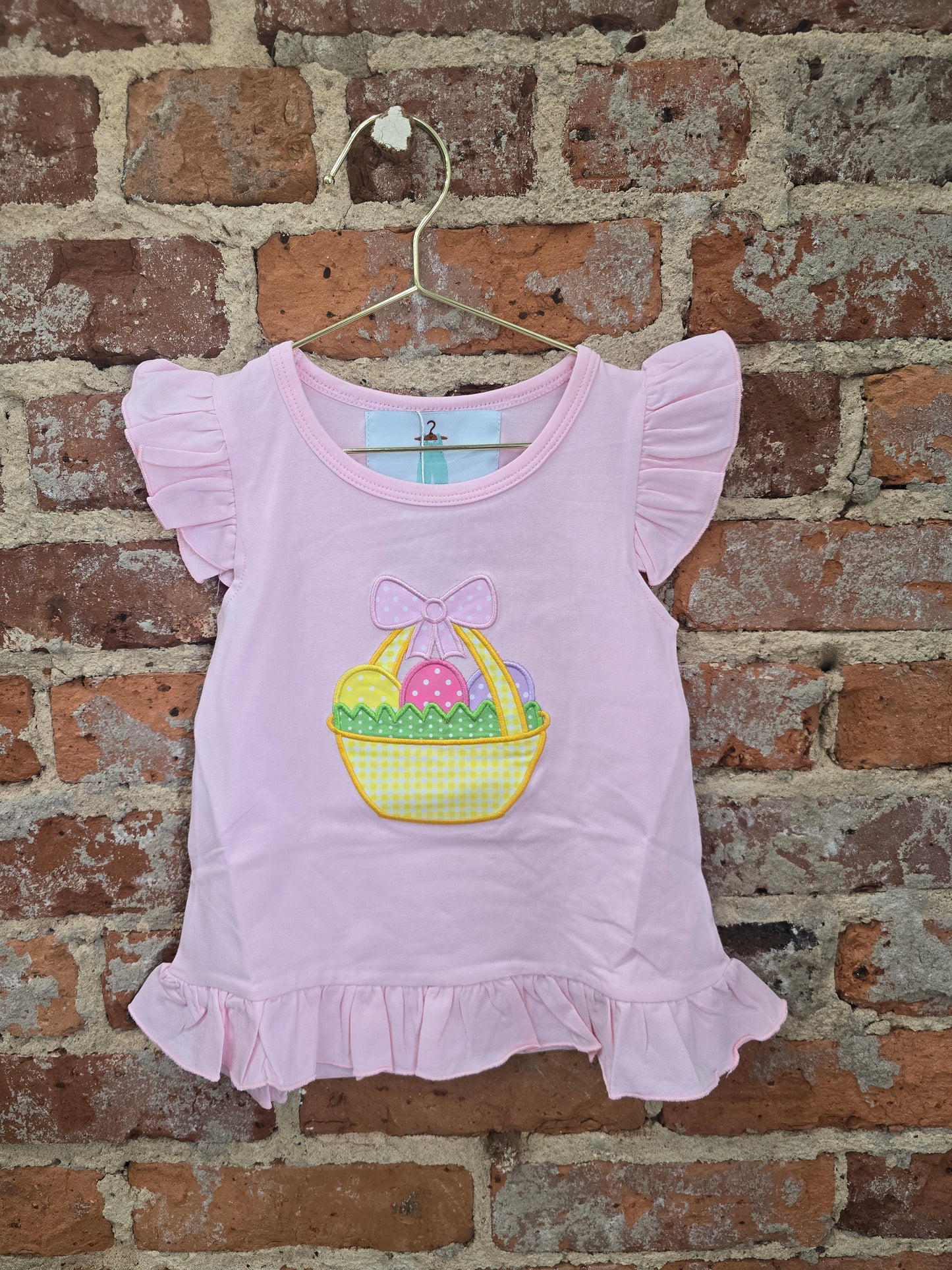 EASTER BASKET GIRL SHIRT