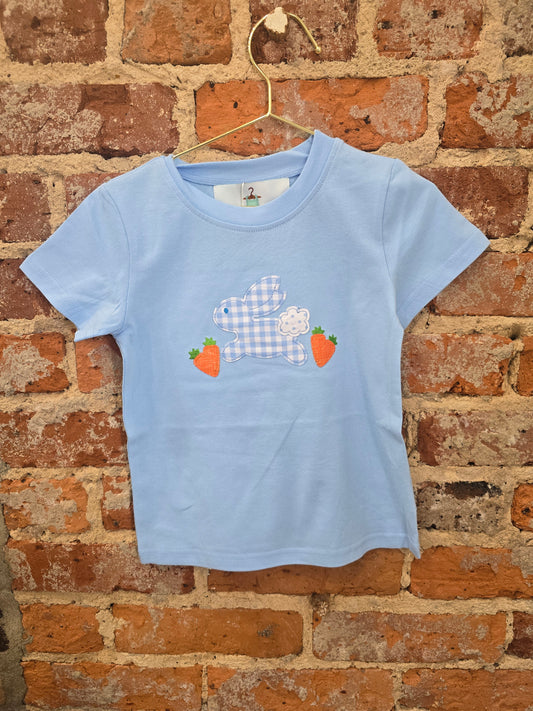 GINGHAM BUNNY BOY SHIRT